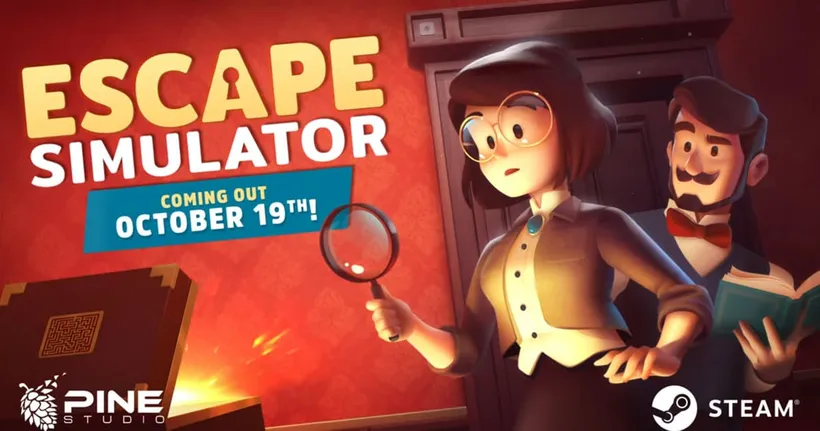 Escape Simulator เกมแนวพัซเซิลไขปริศนาแบบ Co-op เตรียมขายตุลาคมนี้