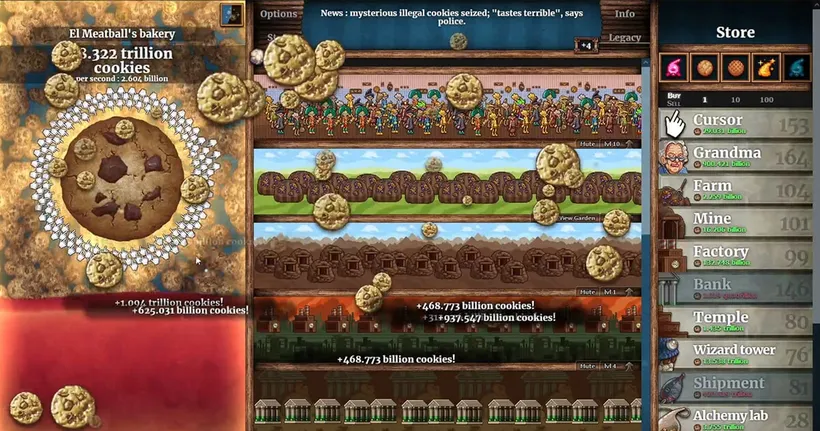 เกมเมอร์แห่เล่น Cookie Clicker บน Steam พายอดผู้เล่นทะยานสู่ Top 15!