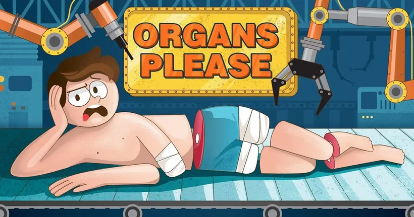 Organs Please เกมอินดี้เนื้อหาดาร์ค บริหารโรงงานรีไซเคิลมนุษย์ ปล่อยคลิปใหม่