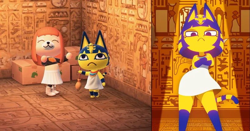 Ankha ตัวละครจาก Animal Crossing กลายเป็นมีมดังสุดฮิตเพราะคลิป 18+