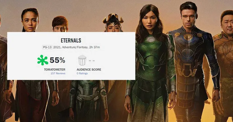 Eternals ขึ้นแท่นเป็นหนัง MCU เรื่องแรกที่ได้มะเขือเน่าจาก Rotten Tomatoes
