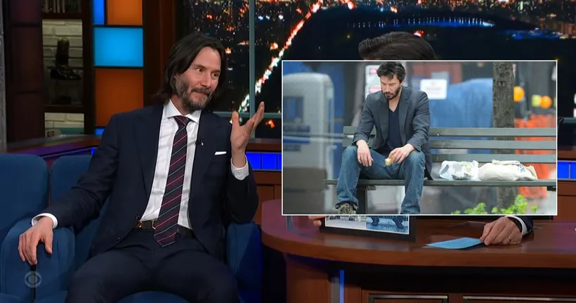 ปิดตำนานมีม Sad Keanu เจ้าตัวเผย แท้จริงแล้วแค่นั่งกินแซนวิช