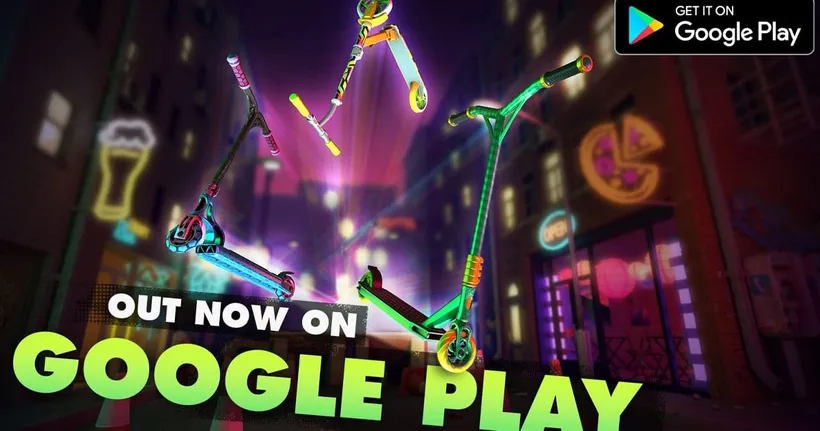 ชาว Android พร้อมมันส์! Touchgrind Scooter พร้อมเปิดให้บริการแล้วบน Google Play !