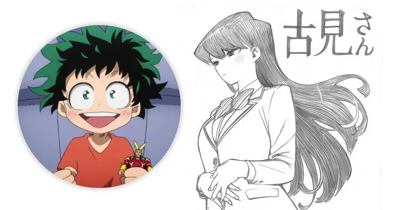 แฟนอาร์ตคุณ Komi พูดไม่เก่งวาดโดยผู้เขียน My Hero Academia