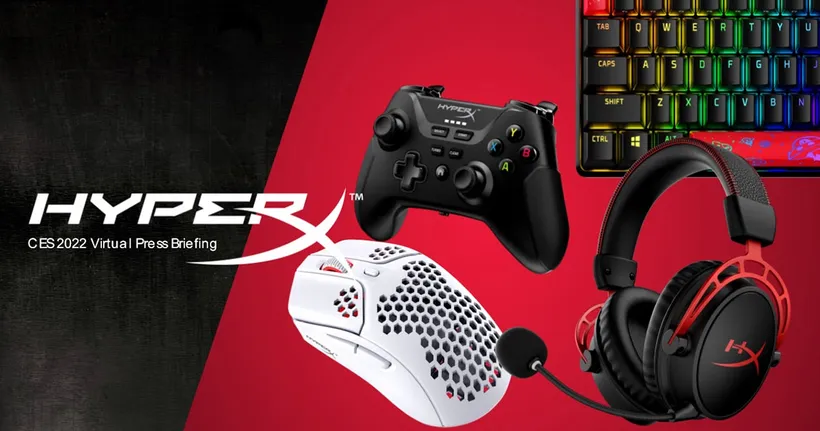 HyperX เปิดตัวชุดเกมมิ่งเกียร์สุดอลังการภายในงาน CES 2022