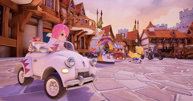 Chocobo GP ปล่อยคลิปใหม่เผยสนามในธีมเมืองของ Final Fantasy หลายสนาม