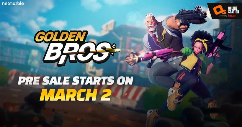 ‘Golden Bros’ เกมยิงแนว Casual ใหม่ล่าสุดจากเน็ตมาร์เบิ้ล เผยแผนการขายล่วงหน้าและแผนกลยุทธ์ในปี 2565 แล้ว!
