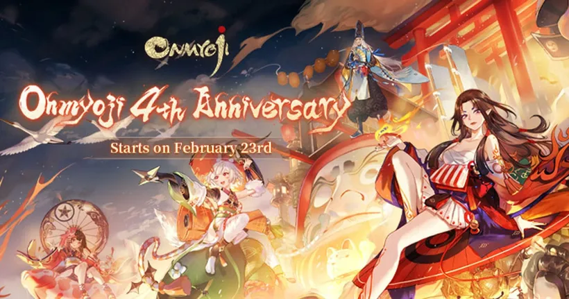 Onmyoji เฉลิมฉลองครบรอบ 4 ปี จัดเต็มทั้งอีเวนต์ และรางวัลให้สุดน่าตื่นตาตื่นใจให้กับผู้เล่น!