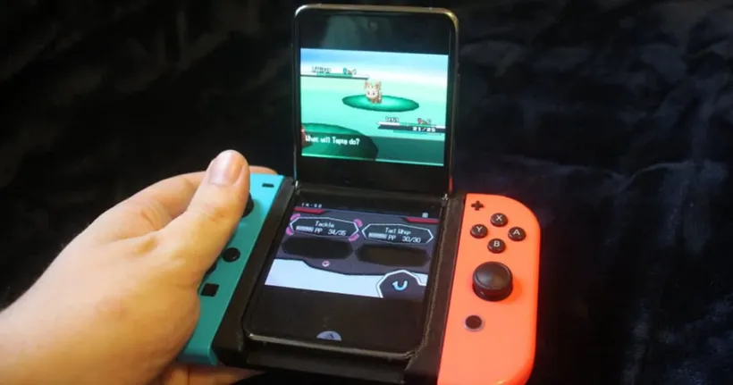 เฮ้ยเจ๋ง !! เมื่อเกมเมอร์หัวใสรังสรรค์เครื่องเล่นเกมใหม่ด้วย JoyCon และมือถือ Galaxy Z Flip