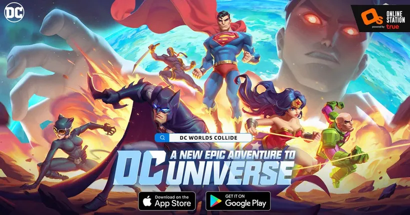 เกมใหม่ลิขสิทธิ์แท้จาก DC เกมการ์ด RPG ลิขสิทธิ์แท้ ‘DC Worlds Collide’ เปิดให้บริการวันนี้