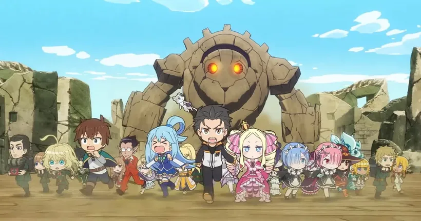 อนิเมะรวมดาวต่างโลก Isekai Quartet ภาคหนังโรงปล่อยคลิปตัวอย่าง