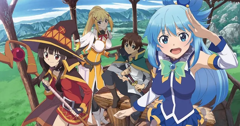อนิเมะต่างโลกกาวๆ KonoSuba อาจเผยข่าวใหม่ของอนิเมะปลายเดือนนี้