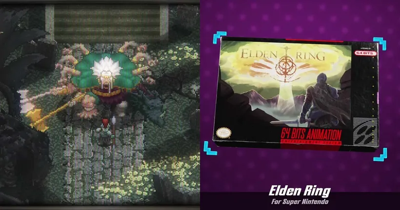 ยูทูบเบอร์สุดครีเอท ทำกราฟิกเกม Elden Ring เป็นยุค 16-Bit ของเครื่อง SNES