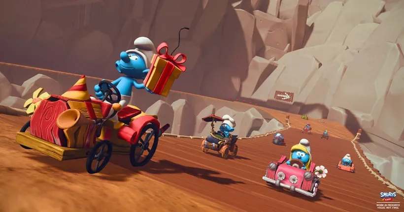 MICROIDS & IMPS วิ่งบนถนนท้าความเร็วอีกครั้งใน SMURFS KART