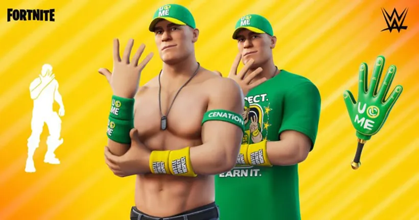 สกินของ จอห์น ซีน่า เตรียมโผล่มาแจมในเกม Fortnite ในวันที่ 29 กรกฎาคมนี้