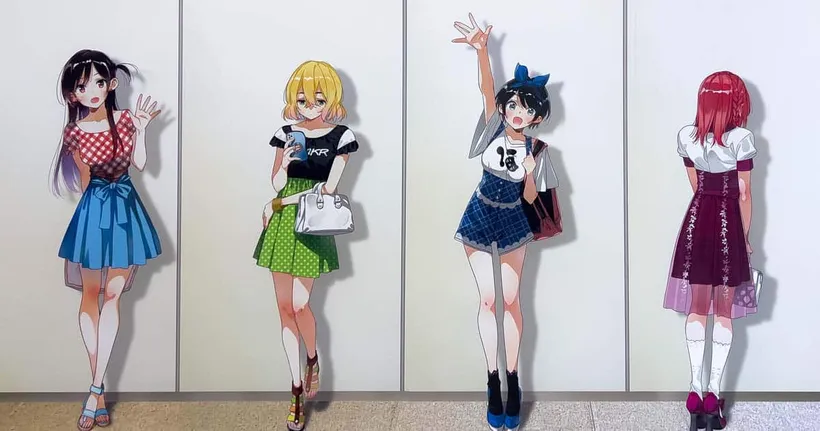 Kanojo, Okarishimasu ทำตามสัญญา นำ 4 สาว มาขึ้นป้ายที่สถานีรถไฟชิบูยะ