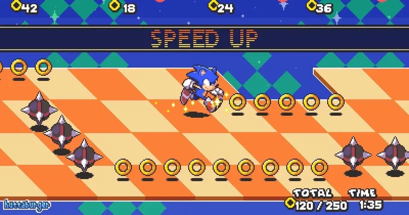 เกมเมอร์ต่างแดนทำกราฟิกเกม Sonic แบบแฟนเมด สไตล์เกมเต่านินจาภาคล่าสุด