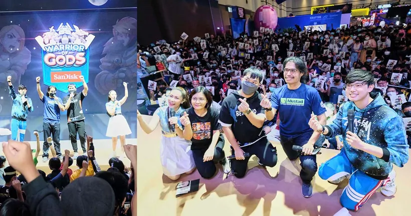 SkizzTV และ OPZTV ร่วมกิจกรรมบูธ Warrior of Gods ในงาน Thailand Game Show 2022
