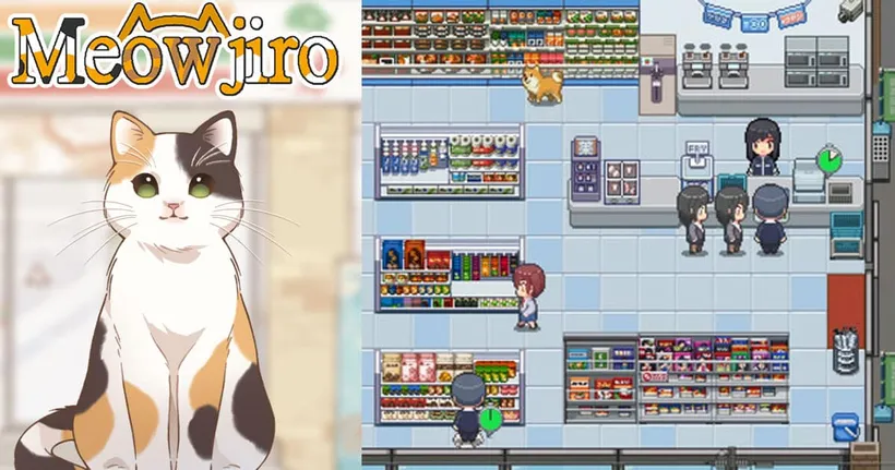 Meowjiro เกมทำงานหาเงินเพื่อบำเรอแมว เตรียมวางขายเดือนหน้า
