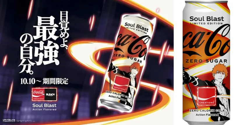 Coca-Cola ประกาศจับมือกับ Bleach พร้อมเปิดขายของที่ระลึกมากมาย