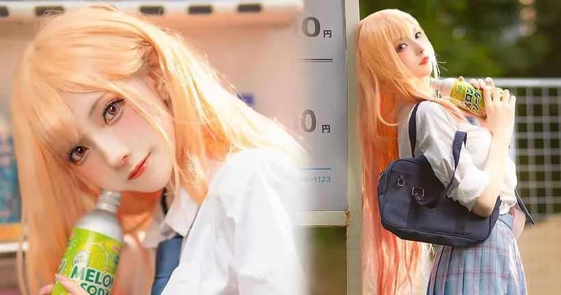 เห็นแล้วหลง! พาชมคอสเพลย์สาวแกล Kitagawa Marin ในชุดนักเรียนสุดน่ารัก