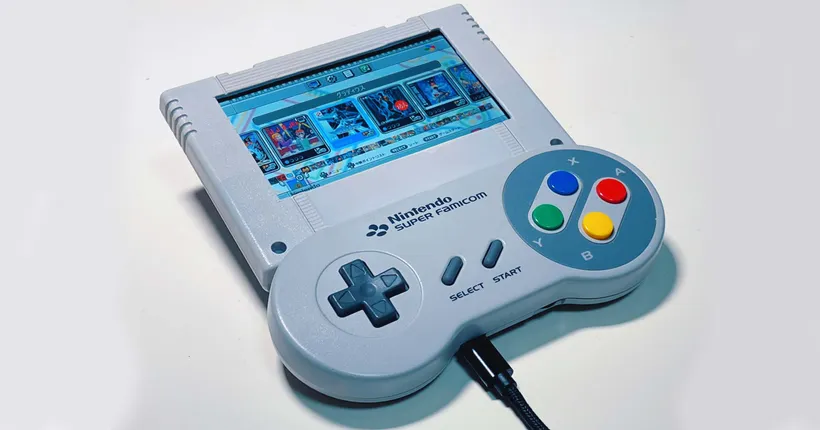 นัก Mod หัวใส ดัดแปลงเครื่อง Super Famicom ให้สามารถเล่นแบบพกพาได้