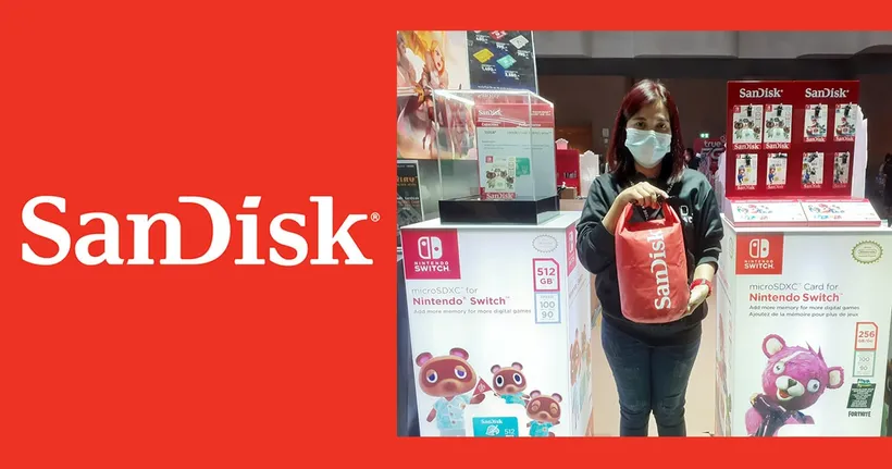 พบโปรโมชั่นโดนใจจากทาง SanDisk ได้ภายในงาน Thailand Game Show 2022