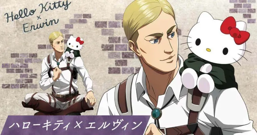 Attack on Titan เปิดตัวสินค้าคอลแลบร่วมกับเหล่าตัวละครจาก Sanrio