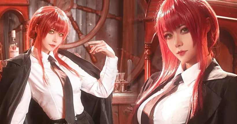 คอสเพลย์ Makima สาวหัวแดงนักล่าปีศาจสุดเท่จาก Chainsaw Man