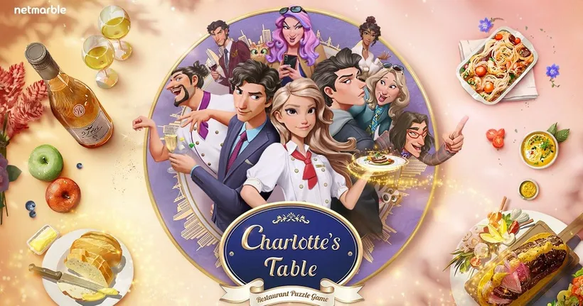 เกมใหม่จากค่ายเน็ตมาร์เบิ้ลแนว Puzzle ‘Charlotte’s Table’ เปิดให้ลงทะเบียนล่วงหน้าแล้ววันนี้ !