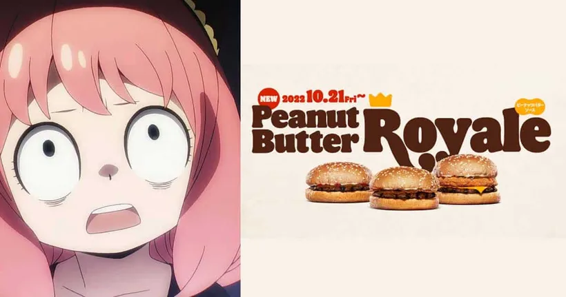 ร้าน Burger King ญี่ปุ่นติดป้ายประกาศตามหาน้อง Anya ให้มาลองพีนัทเบอร์เกอร์