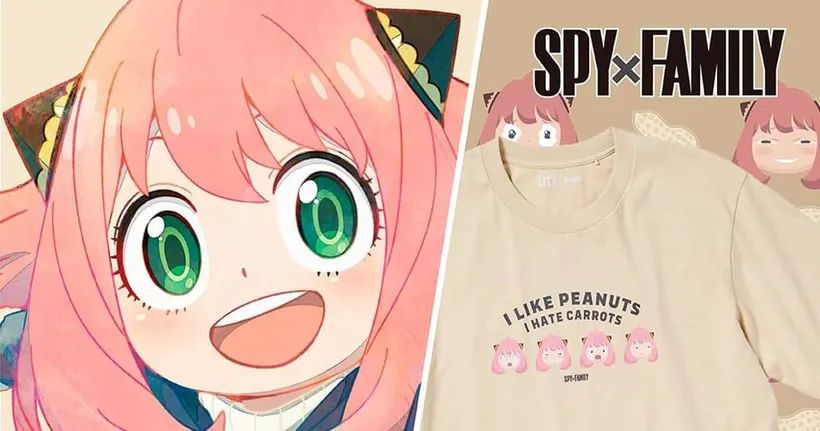 Spy × Family ร่วมกับ Uniqlo ออกเสื้อชุด 2 ที่มีลายน้อง Anya ยิ้ม