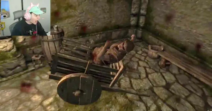 ผู้เล่น Skyrim ค้นพบวิธีตายแบบใหม่ ด้วยการโดดขึ้นรถเข็นผักตอนเลือดน้อย