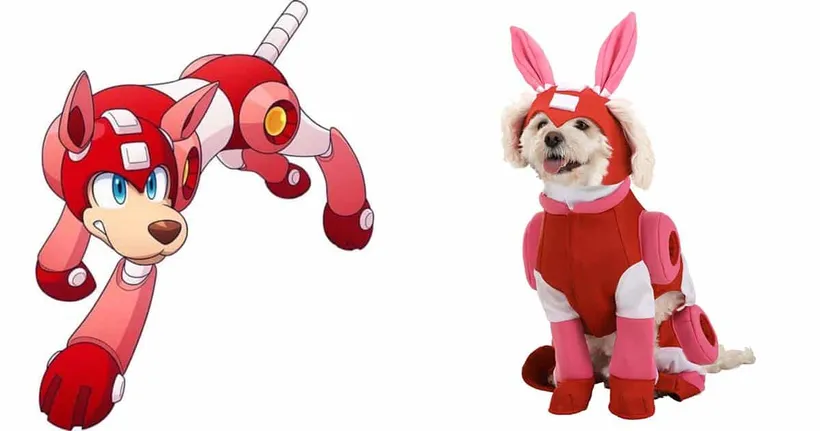 Rockman วางจำหน่ายชุดของ Rush สำหรับให้น้องหมาสวมใส่ช่วงฮัลโลวีน