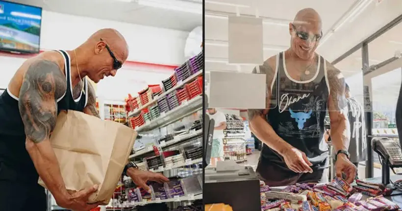 The Rock หวนกลับไปเหมาขนมจากร้านที่ตัวเองเคยลักขโมยในสมัยเด็ก