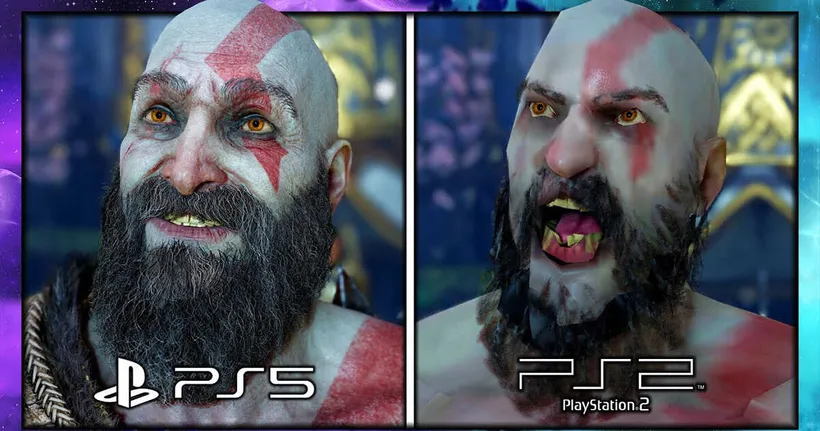 แฟนเกม God of War Ragnarok โชว์ดาวน์เกรดกราฟิกเป็นยุค PS2