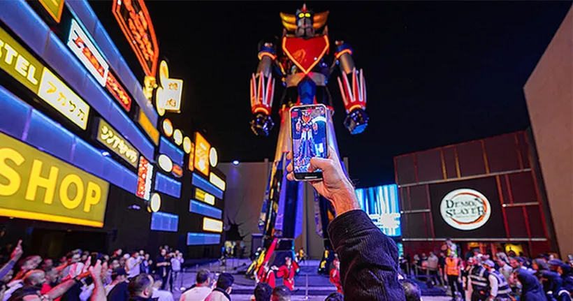 ทำสถิติกินเนส! ซาอุฯ เปิดตัวรูปปั้นโลหะหุ่น Grendizer สูง 33.7 เมตร!