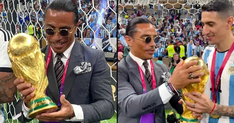 Salt Bae เจอทัวร์ลง หลังไปถือถ้วยบอลโลกร่วมกับนักเตะอาร์เจนตินา