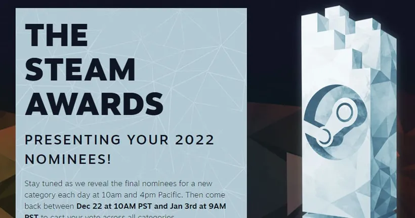 The Steam Awards 2022 เผยรายชื่อเกมเข้าชิงรางวัลในสาขาต่าง ๆ
