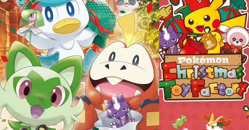 Pokémon แจกภาพวอลเปเปอร์โปเกมอนภาค SV รับเทศกาลคริสต์มาส