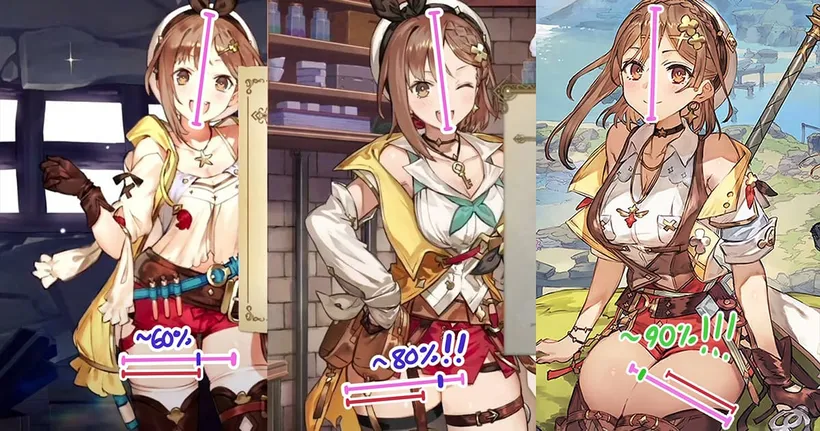 ไม่ใช่แค่ลือ! ผู้วาดรับอัปไซส์ต้นขา Ryza สำหรับ Atelier Ryza 3