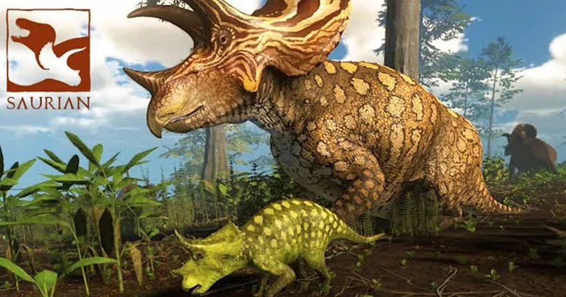 ชีวิตของ Triceratops | SAURIAN ผจญภัยโลกครีเทเชียส EP.14 (เล่นแบบยากสุด) - STRIKAR