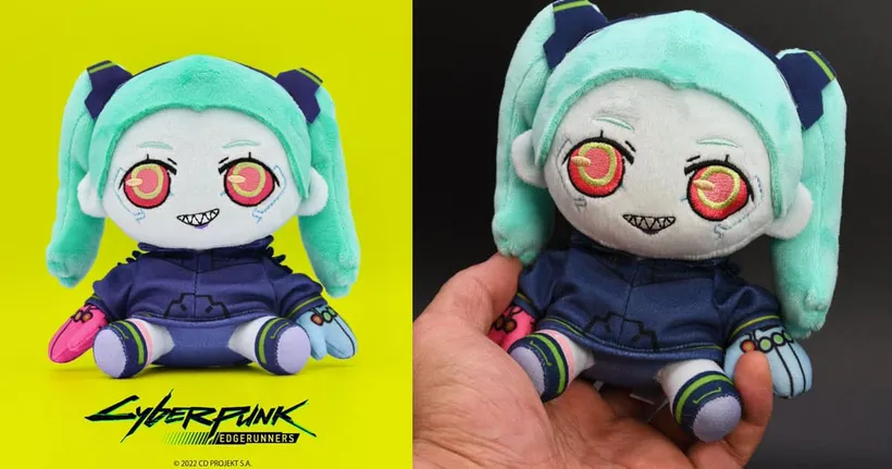 Cyberpunk: Edgerunners ออกตุ๊กตาน้อง Rebecca ตัวเล็ก ๆ พอดีมือ