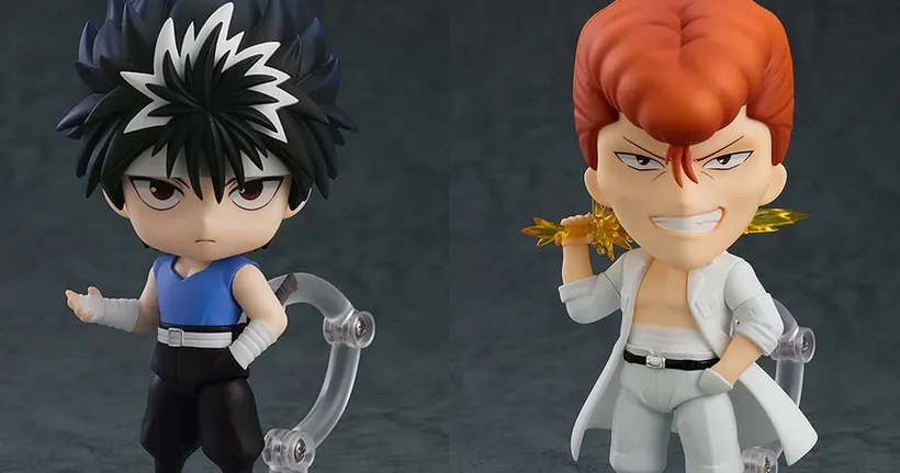 Nendoroid Hiei และ Kuwabara สองตัวละครจาก Yu Yu Hakusho!