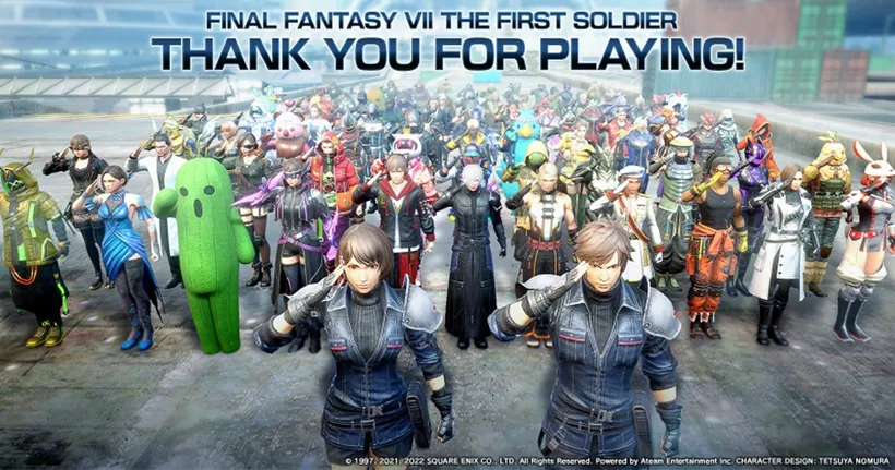 ทำความเคารพ! Final Fantasy VII: The First Soldier ประกาศปิดให้บริการอย่างเป็นทางการ