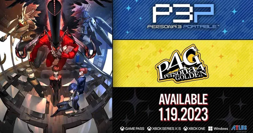 Persona 4 Golden และ Persona 3 Portable วางขายบน PC และ Playstation Store แล้ว
