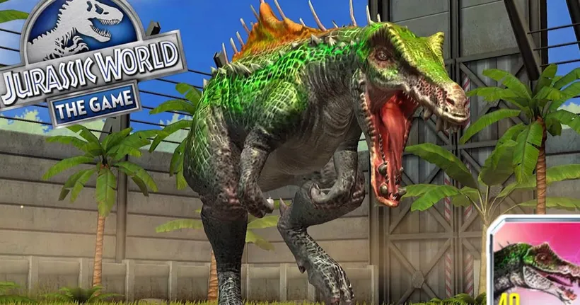 Jurassic World: The Game EP301 SPINOTASUCHUS LV MAX - Plammy naja