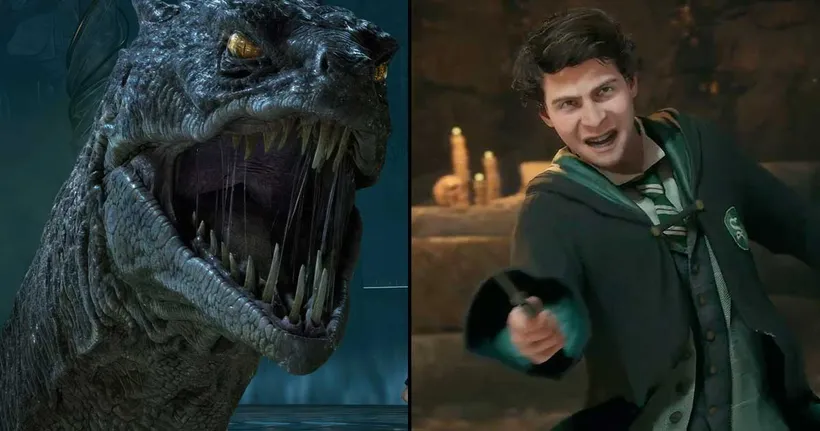 ผู้เล่น Hogwarts Legacy ค้นพบ Basilisk ในห้องแห่งความลับโดยบังเอิญ