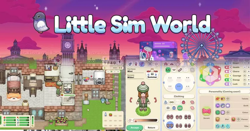 ถูกใจสายซิมส์ Little Sim World เกมสร้างบ้านและใช้ชีวิตแบบ Open World บน Steam ปลายปีนี้
