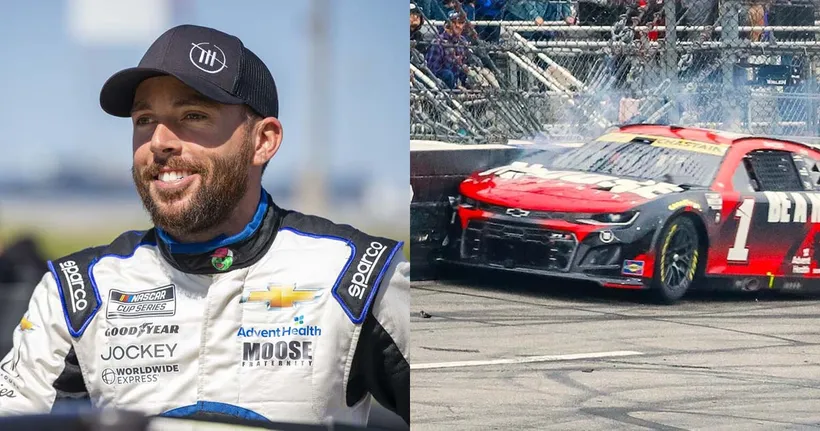 NASCAR สั่งแบนนักแข่งที่ใช้เทคนิคไถกำแพงสนามเลียนแบบเกมแล้ว